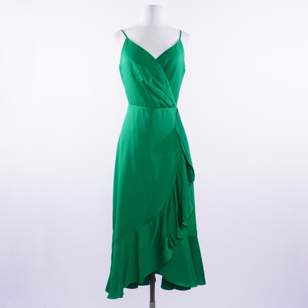 NWT CHELSEA28 Ruffle Drape Dress
